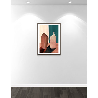 Contrast Pots Print par Violets Print House