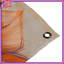 Tapisserie murale «Dahlia» orange - mauve-345296103