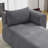 Indoor Compression Chaise Lounge Chair With Armrest, Modern Upholstered Boneless Sofa With Soft Pillows And Deep Seat, For Bedroom, Living Room-1502438137