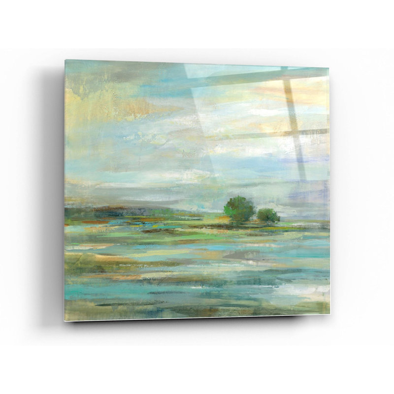 «Spring» par Silvia Vassileva, art mural en verre acrylique, H 12 po x l 12 po x P 0,13 po