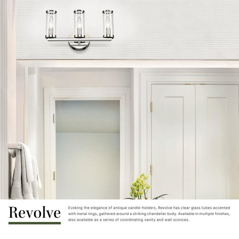 Revolve 3 - Light Vanity Light, Urban Bronze