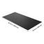 Tapis d'exercice en PVC robuste pour tapis - Tapis de protection antidérapant pour tapis roulant et rameur de 0,16 po d'épaisseur