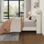 Structure de lit très grand avec tête de lit à oreilles, structure de lit tapissier en velours avec support en lattes de bois robuste, aucun sommier requis, assemblage facile, beige-123826809-123826816