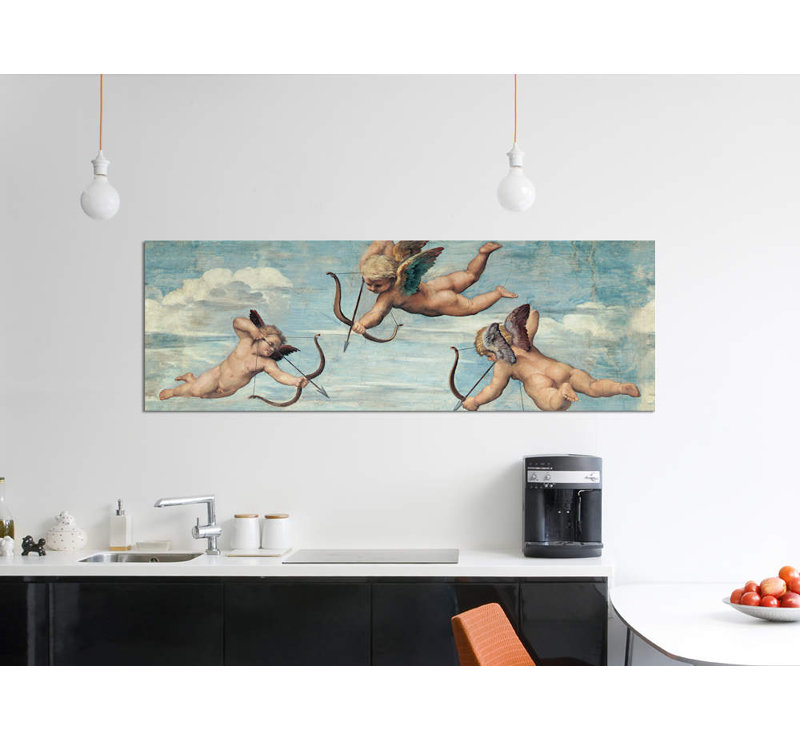 «Trionfo di Galatea» par Raffaello Sanzio, impression sur toile, H 16 po x l 48 po x P 1,5 po, Toile tendue