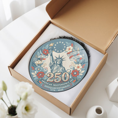 Vitrail Statue Liberty USA 250th Anniversary