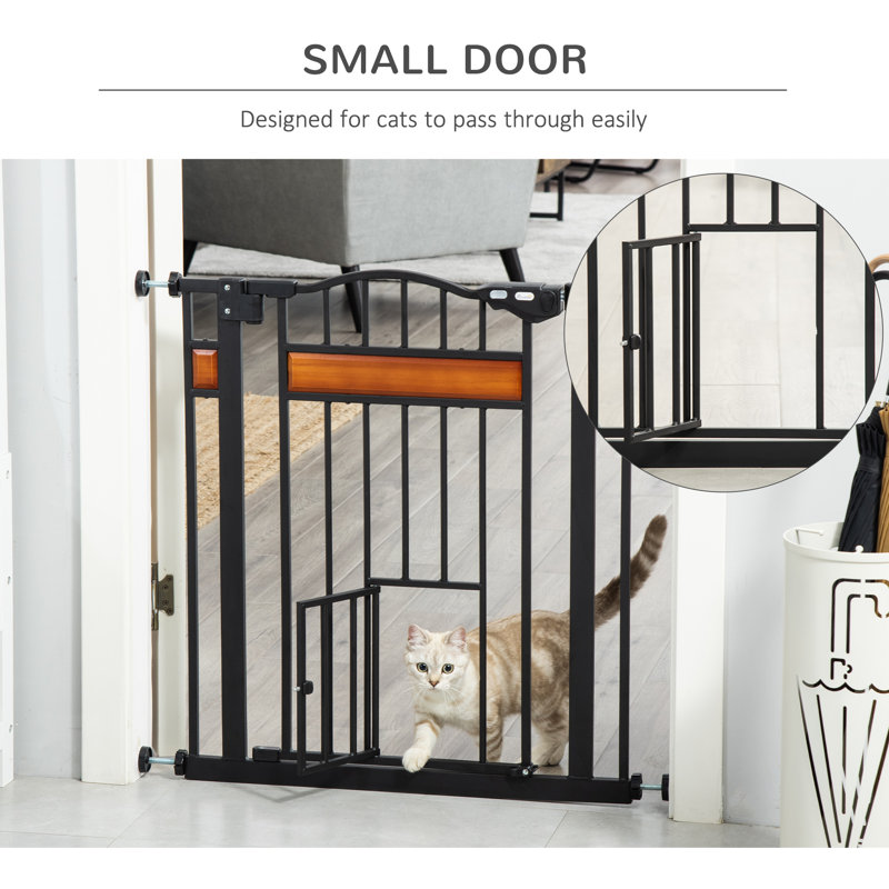 Free Standing Pet Gate With Door