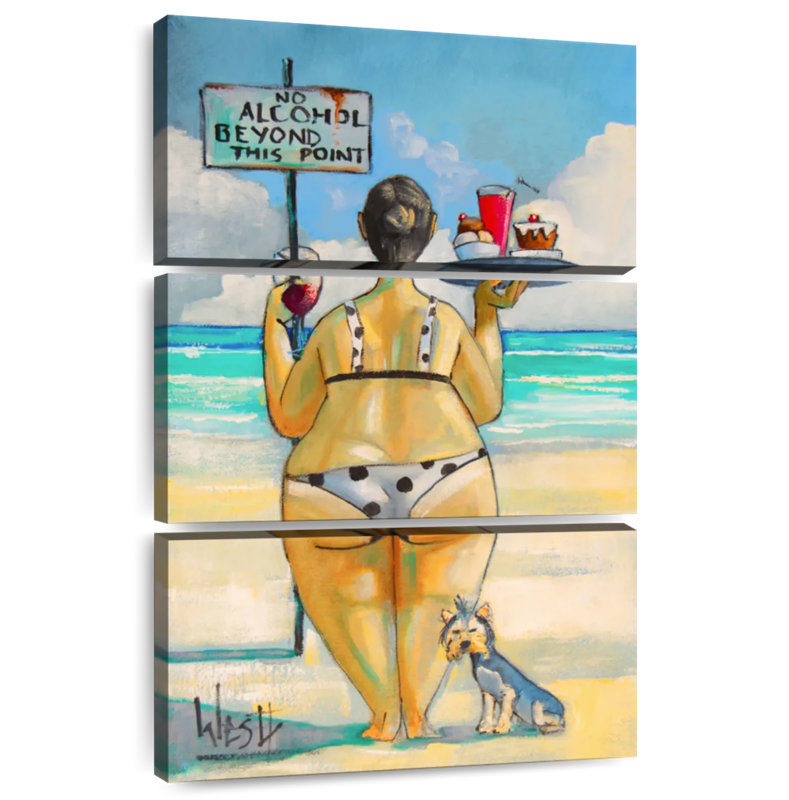 Ketti No Alcohol Beyond This Point, 32" H x 20" W