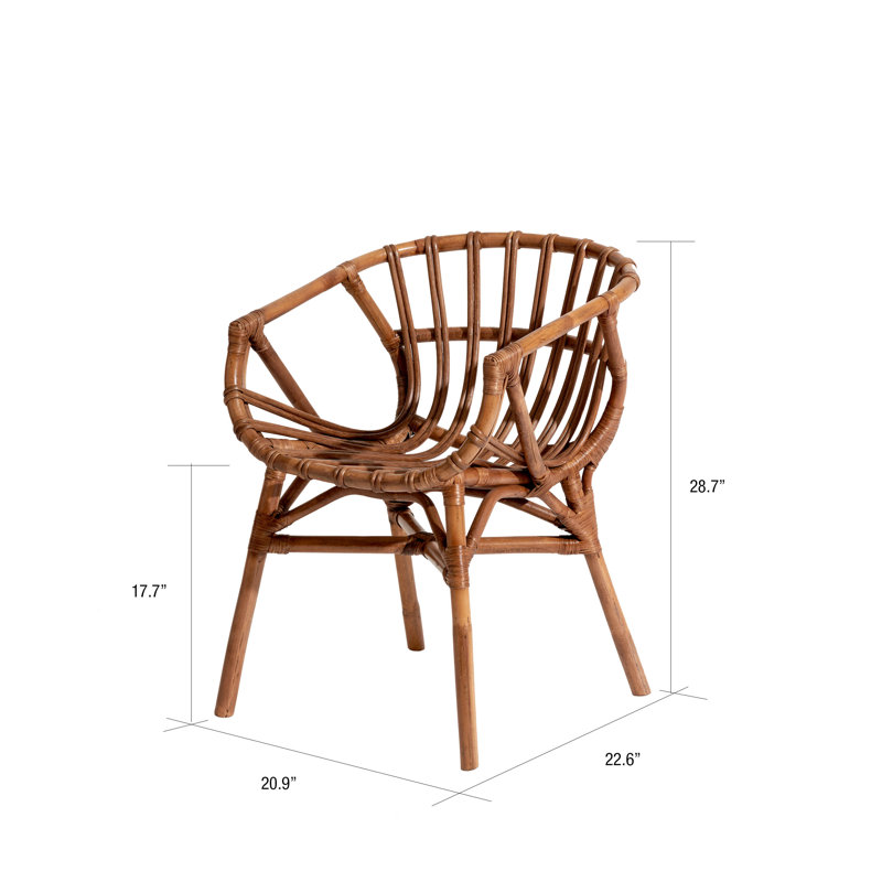 Barbery Outdoor Lounge Chair, Brown