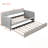 Twin Size Upholstered Daybed with Trundle-642741161