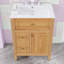 Meuble-lavabo avec lavabo, 2 tiroirs, 1 tiroir rabattable et tablette réglable-548100031
