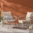 Style Outdoor Seating - , Upholstery, 28.4"W X 26"D 28.62"H, Assembly Required With Woven Spill- 26"W 28.4"D Included