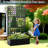 Metal Planter Wall with Trellis, Raised Garden Bed with Privacy Screen, Outdoor Planter Box for Climbing Plants, Vines, Flowers & Vegetables-1825876740-1826113977