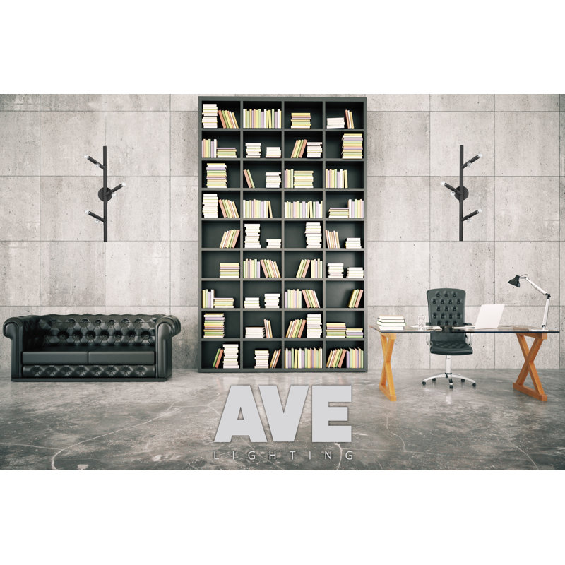 Oaks 6 - Light Wallchiere, Matte Black