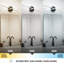 Éclairage de meuble-lavabo à DEL intégré moderne Minardi Wrought Studio ™, noir mat
