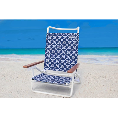 Coso Nautical Knots Reclining Beach Chair