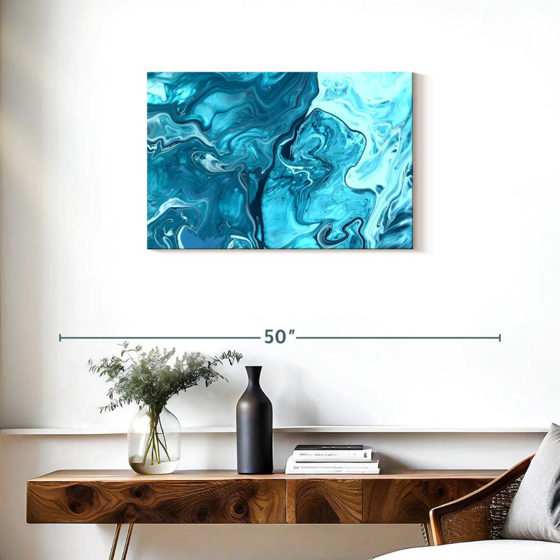 Avery Marble Waves Abstract, 20'' H x 30'' W