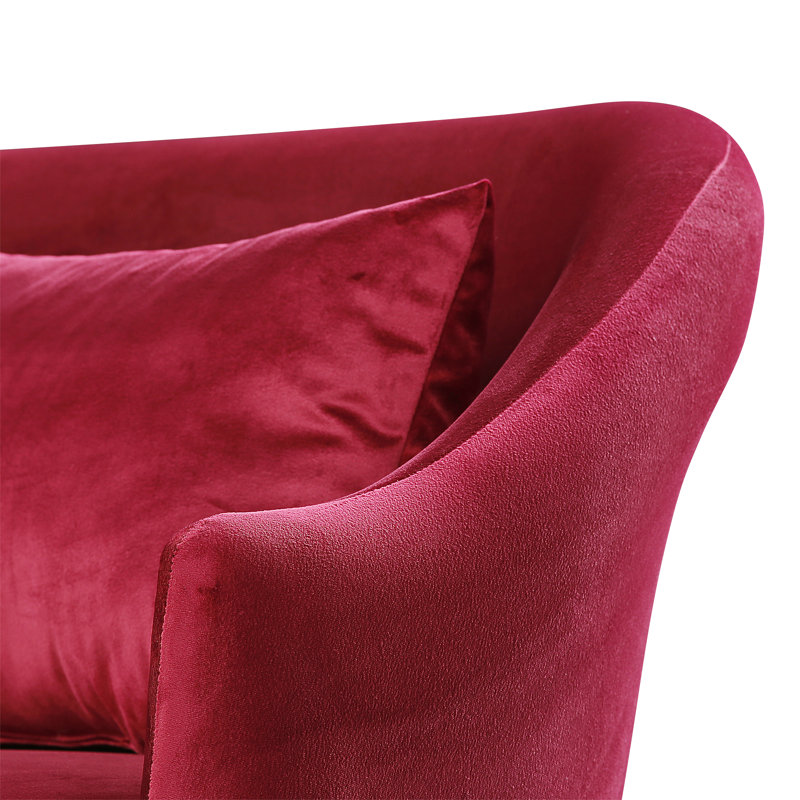 Emi 2 Seater Sofa, Red