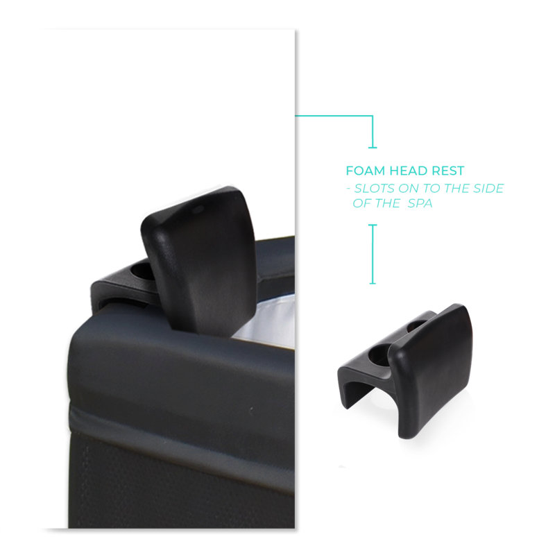 Hot Tub Accessories Spa Hot Tub Head Rest & Drink Holder For Swift Foam Rigid Spa