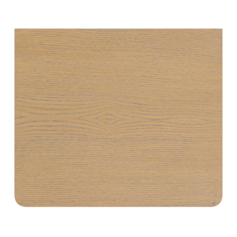 Lennon 1 Drawer Rounded Leg Nightstand, Light Brown