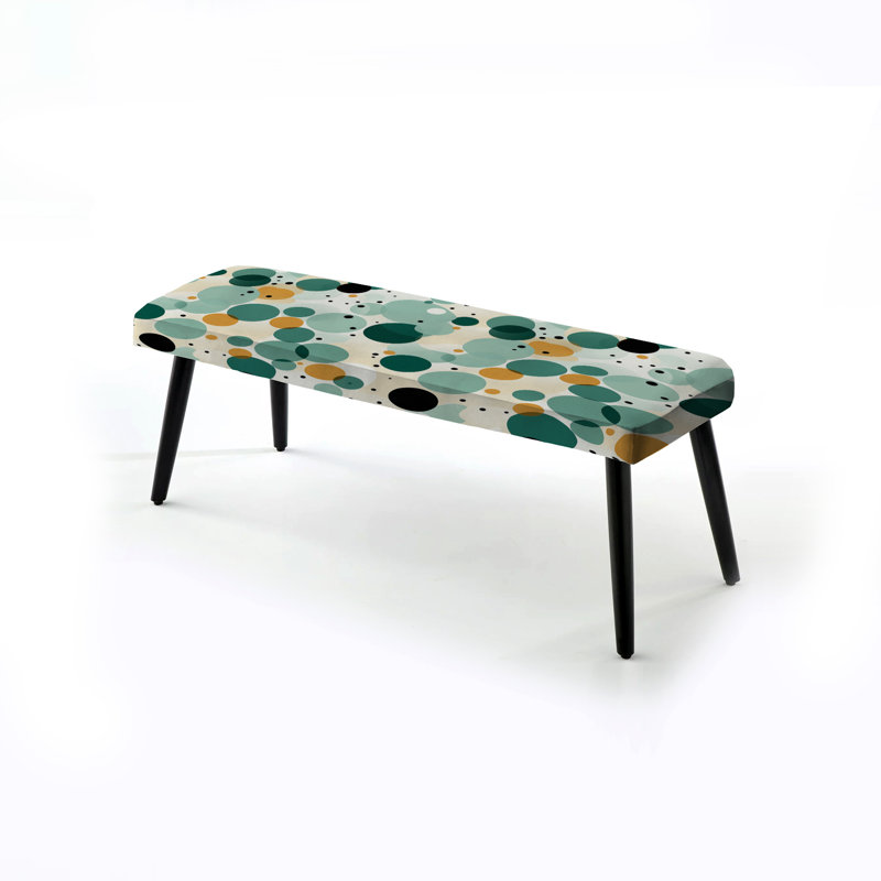 Banc rembourré à pois Zen Serenity