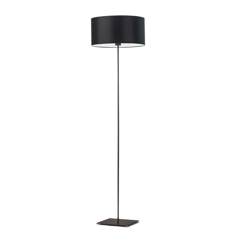 Asawer 156cm Traditional Floor Lamp, Black, Black