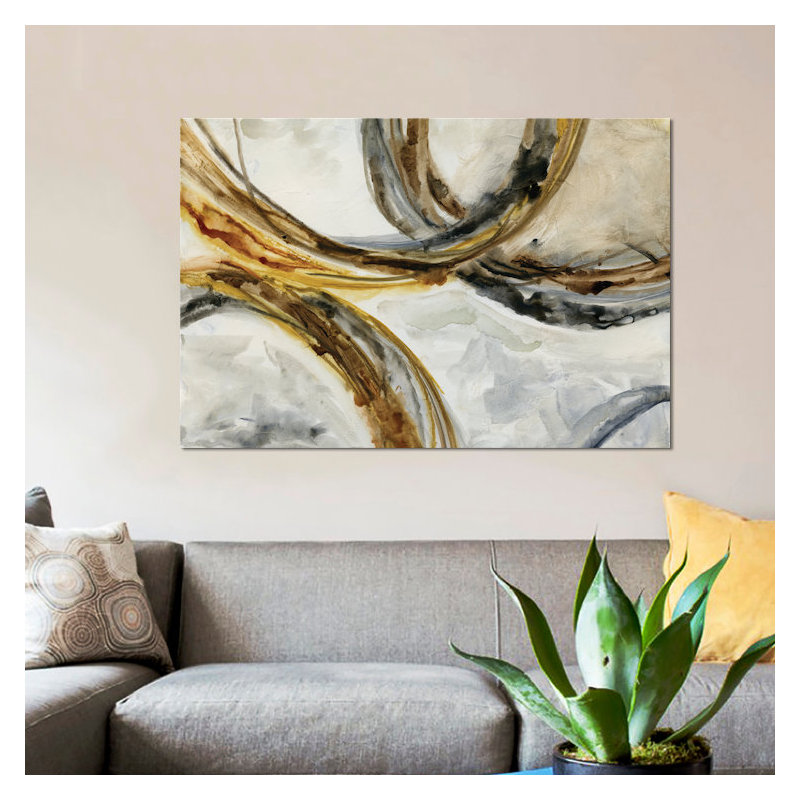 " Emboldened Abstract " by Nan, 12" H x 18" W x 1.5" D
