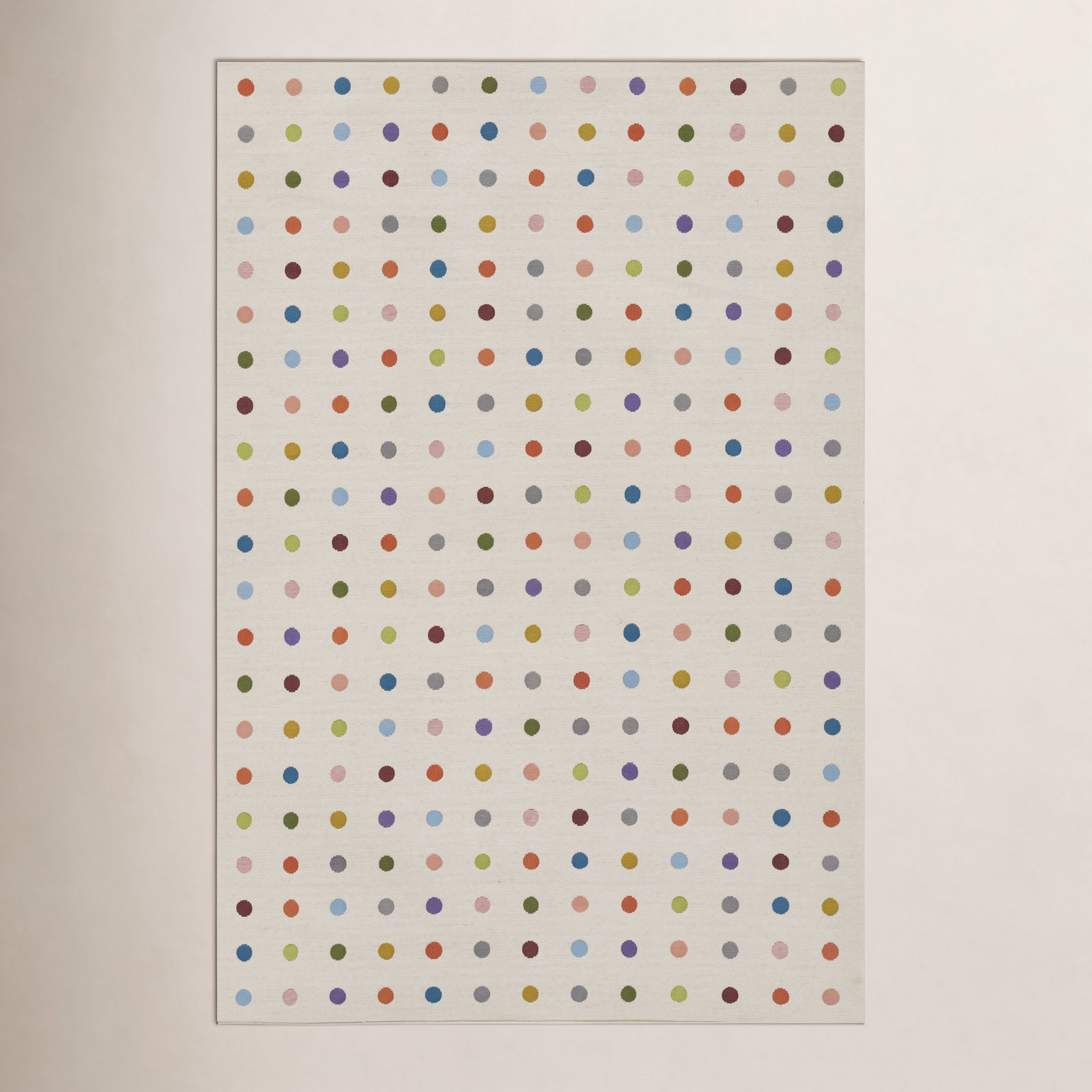 Icon Multi Dots Outdoor Rug, Rectangle 2' x 3'