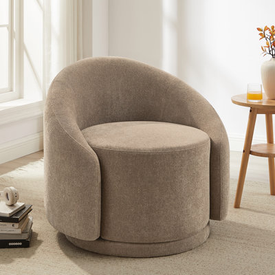 Fauteuil d'appoint tonneau pivotant Pierre