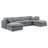 Itala 6 - Piece Velvet Corner Sectional-94482499