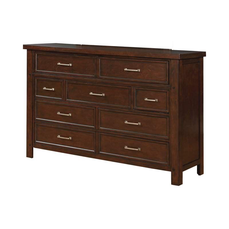 Commode 9 tiroirs en pinot noir Vyron