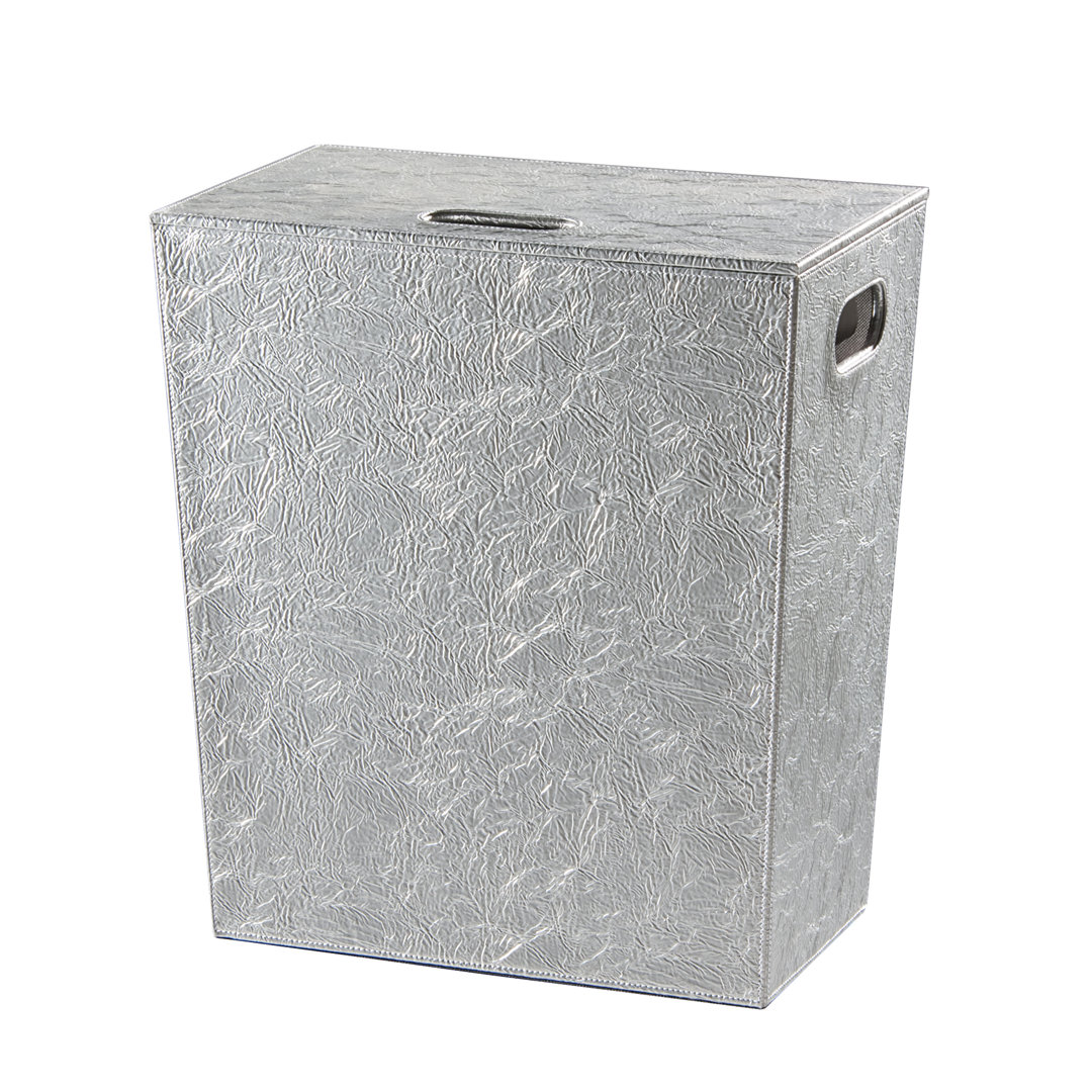 Complements Wood Laundry Hamper with Handles WS Bath Collections