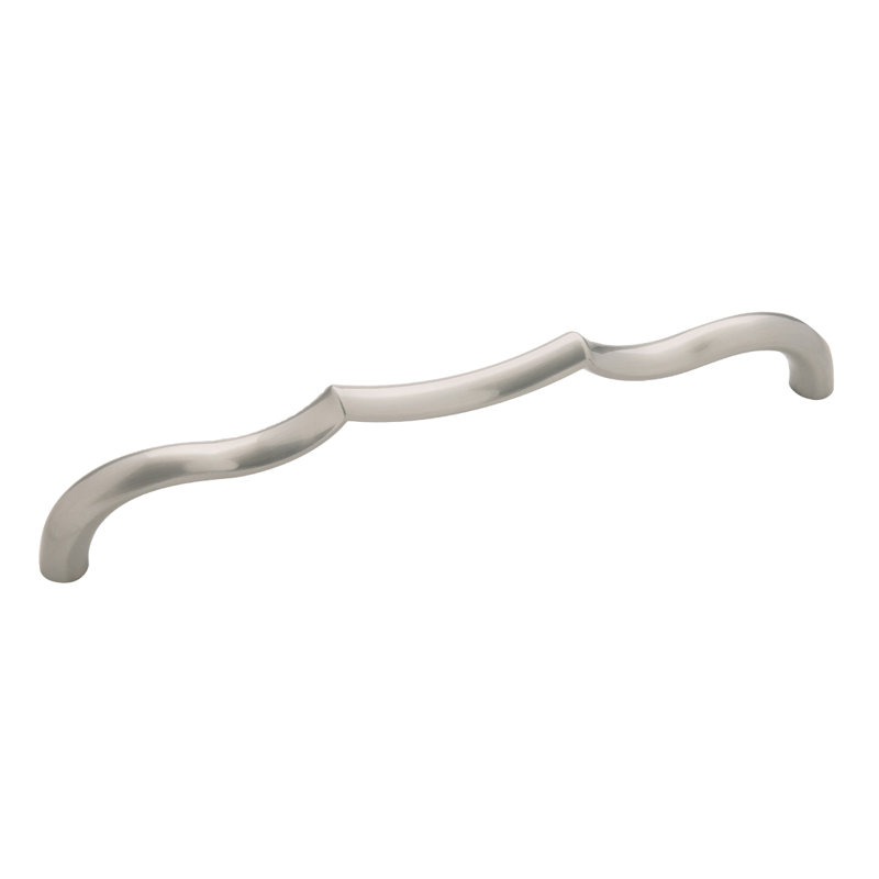 Poignée à poignée Trellis Collection - 7-9 / 16 "Poignée d'armoire nickel satiné - Quincaillerie traditionnelle pour tiroirs et armoires