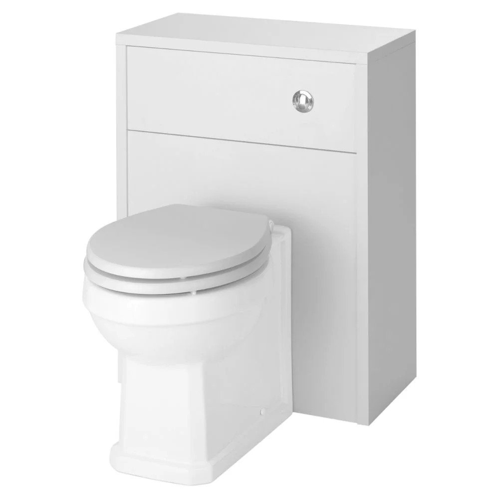 KVit 6lpm LPF Round Floor Mounted Back To Wall Toilet (Seat Included