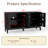 60.5" Mid Century Modern Sideboard Buffet Cabinet With Storage-744401015