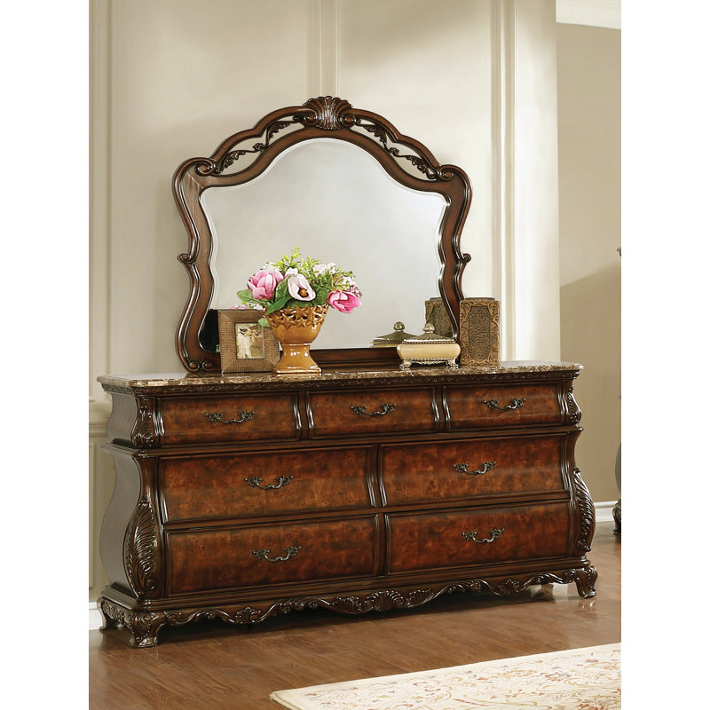 Commode double 7 tiroirs Garridan