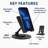 Uncaged Ergonomics Swivel Cell Phone Stand – 360° Rotating Adjustable Metal Desk Phone Holder, Foldable Portable Design Black-120467199