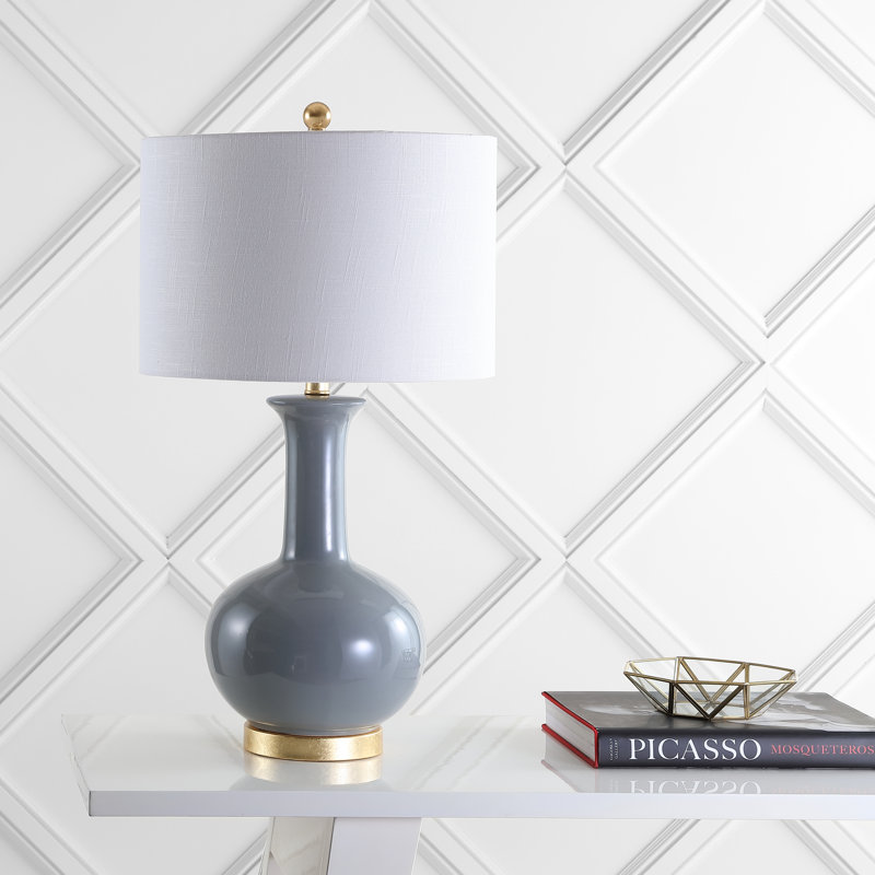 Lampe de table 27" Quane, Gris