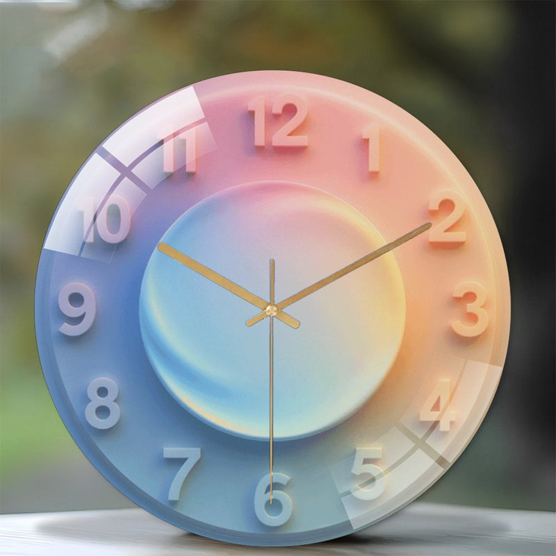 Horloge murale Rainbow