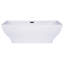 Baignoire de trempage autoportante 67 po. x 32 po.