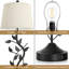 Lampe de table en métal Ilaina