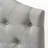Navua Grey Faux Leather Scalloped Button Tufted Twin Headboard, 23.35" H X 38.65" W X 2.27" D-997512734