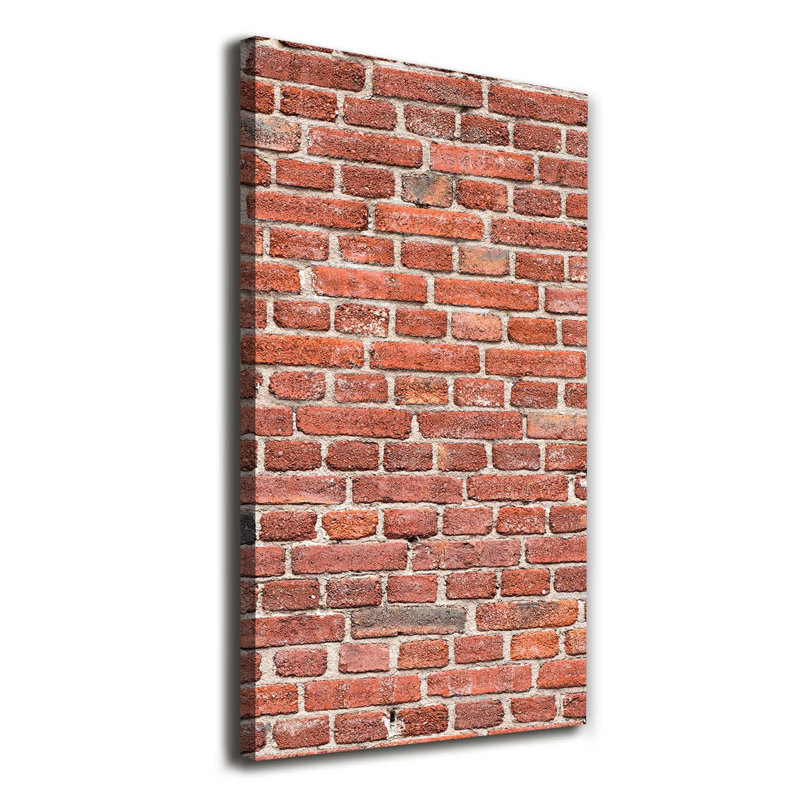 Avita Brick Wall - Wrapped Canvas Print