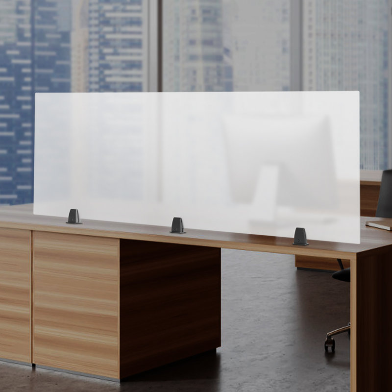 Séparateur de bureau à panneau, 22 po H x 60 po L