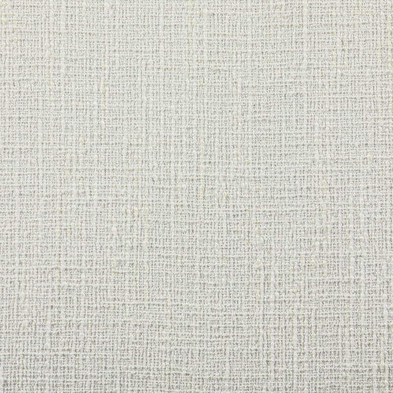 Chaise rembourrée Zephyr, Tissu crème texturé en lin, Brun noyer