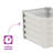The Organic Garden Co Hakea 1.8' x 1' x 1.3' Metal Galvanized Steel Raised Garden Bed Surfmist-97825764