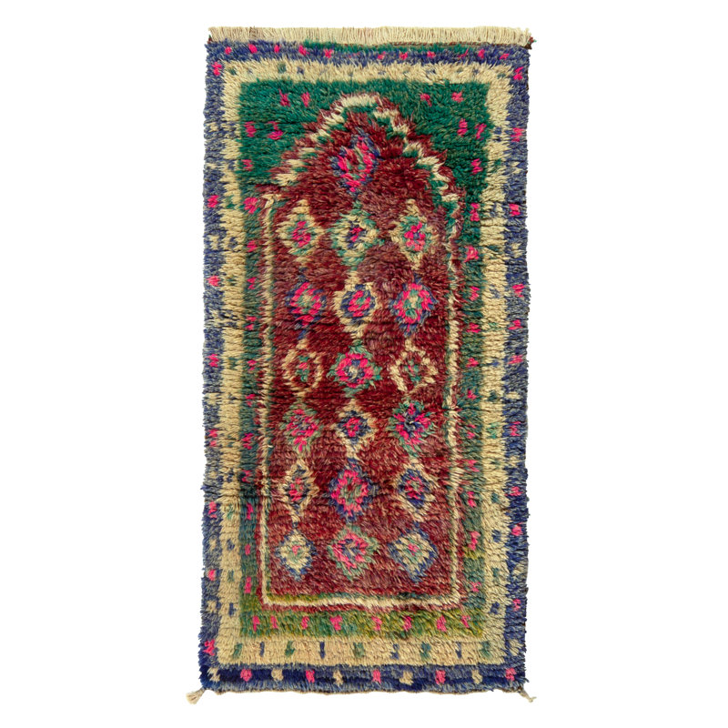 One-of-a-Kind 2’9” X 5’5” Hand Knotted Area Rug