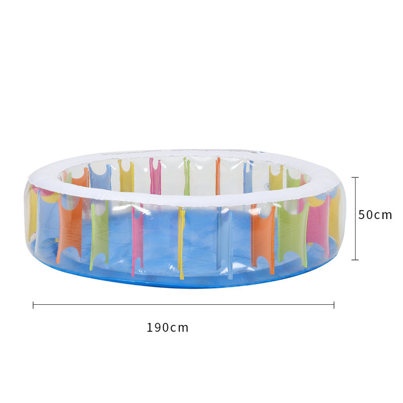 Vernay Plastic Round Inflatable Pool 50cm H x 190cm W x 190cm L