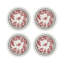 Sous-verres ronds en cuir Vegan-119015228