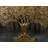 57" Large Brass Tree of Life Wall Décor – Handcrafted Indian Statement Metal Art – Vintage Gold Finish for Living Room & Entryway-98576261