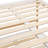 Full over Full Bunk Bed (White, Natural)